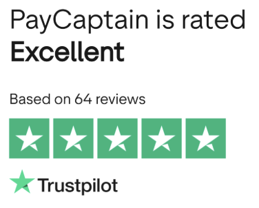 PayCaptain is rated Excellent on Trustpilot